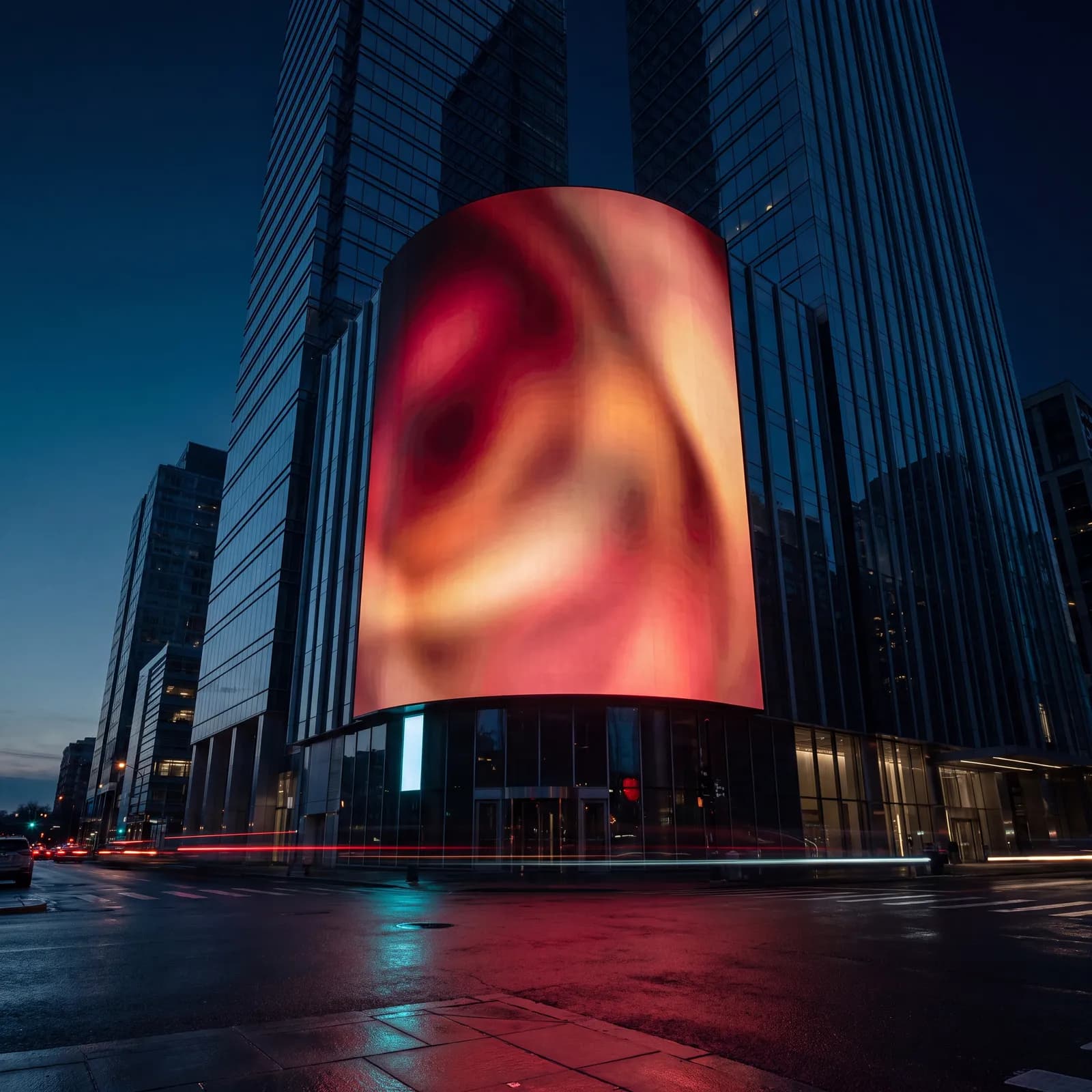 Digital out-of-home billboard