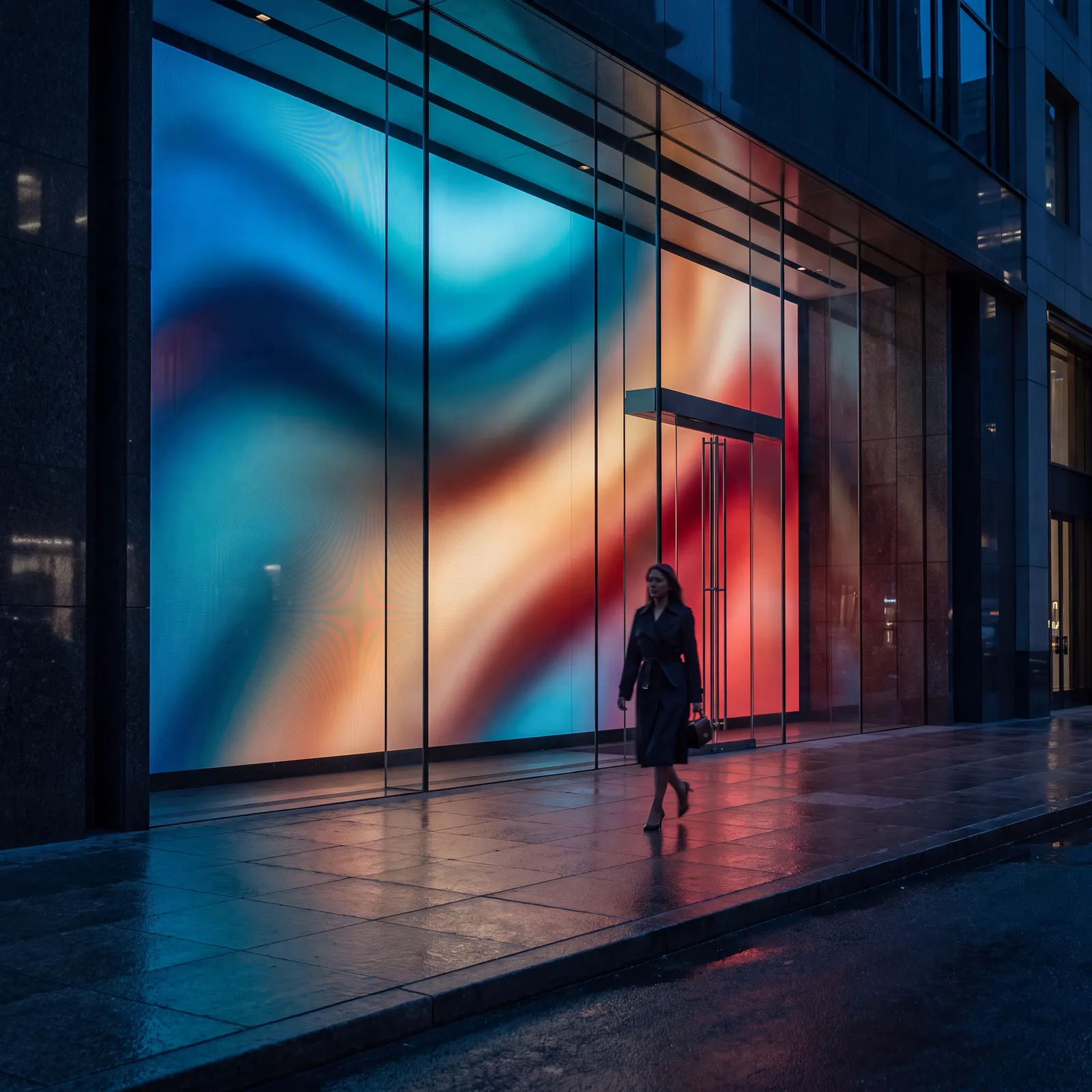 Retail commercial LED screen
